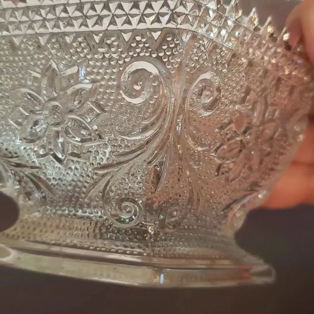 Lovely Vintage Pressed Glass Creamer